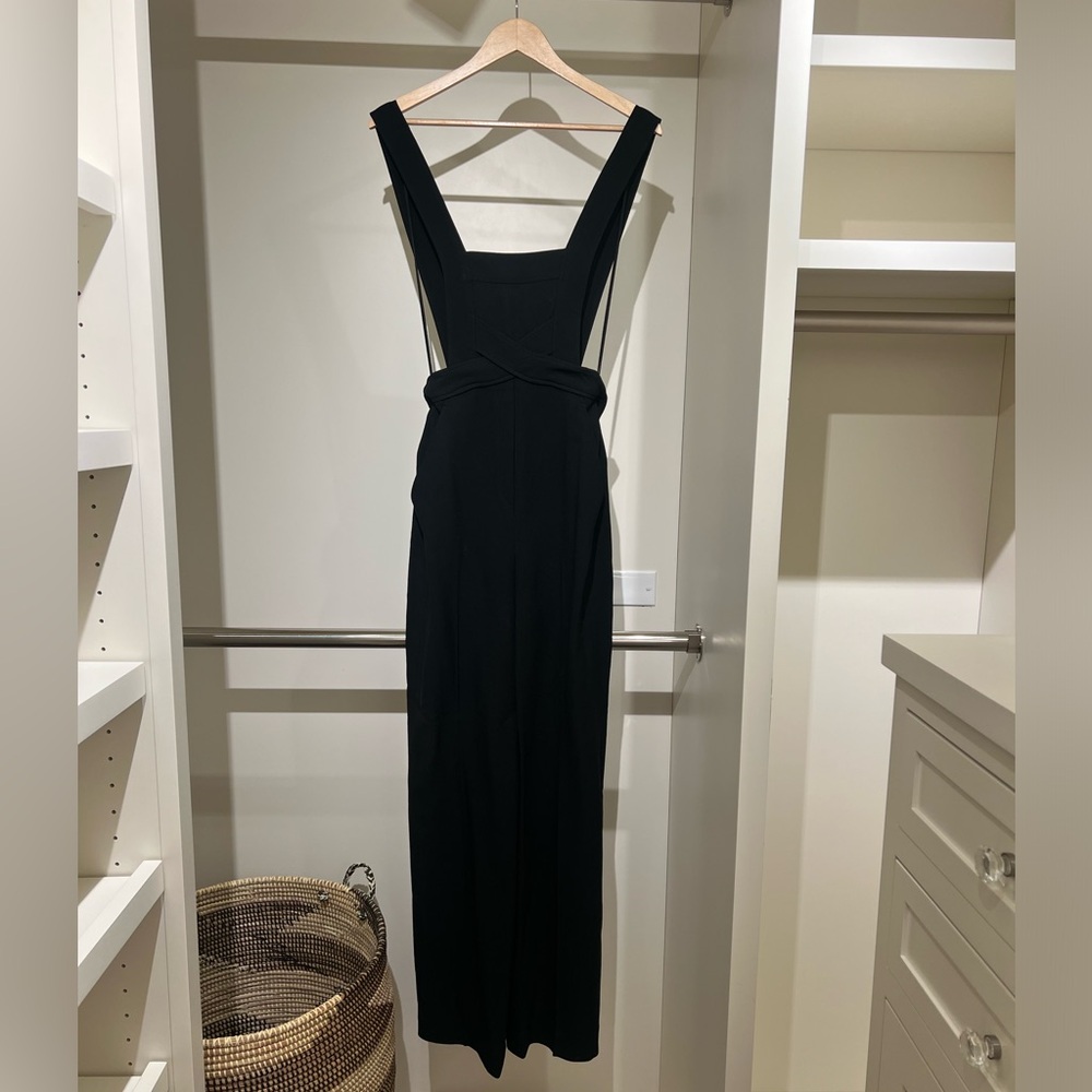 Black A.L.C. Overall Jumpsuit